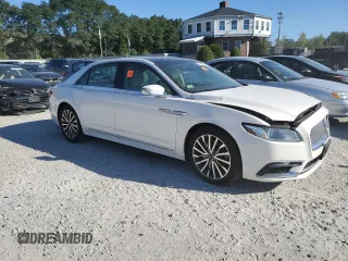 2017 Lincoln Continental Select with VIN 1LN6L9TPXH5623344, listed as a Copart auction lot 70381884 with 83,624 mi miles and Salvage title. Bid and sale history available at DreamBid. Image 4.