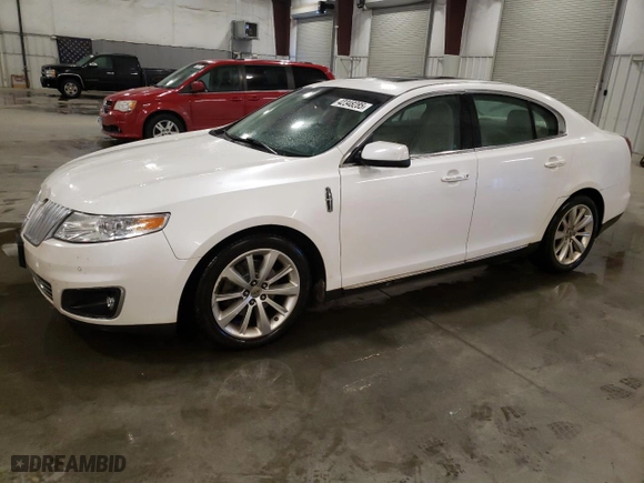 2010 Lincoln MKS with VIN 1LNHL9ERXAG609655, listed as a Copart auction lot 42348285 with 107,806 mi miles and Non Repairable. Bid and sale history available at carsss.com. Image 1.