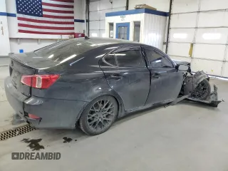 2013 Lexus IS 250 with VIN JTHBF5C20D5186440, listed as a Copart auction lot 48258995 with 142,054 mi miles and Salvage Title. Bid and sale history available at DreamBid. Image 3.