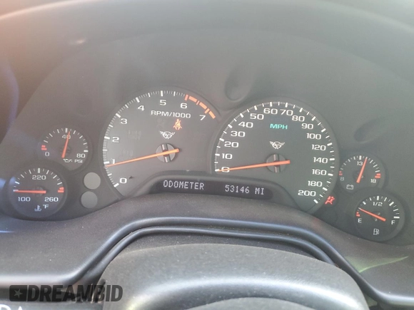 2000 Chevrolet Corvette with VIN 1G1YY22G0Y5108806, listed as a Copart auction lot 47266315 with 53,146 mi miles and Salvage Title. Bid and sale history available at carsss.com. Image 9.