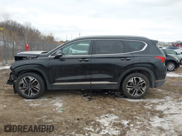 2020 Hyundai Santa Fe Limited with VIN 5NMS5CAA3LH250453, listed as a IAAI auction lot 41346692 with 87,876 mi miles. Bid and sale history available at carsss.com. Image 14.