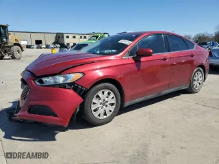 2014 Ford Fusion S with VIN 3FA6P0G76ER254799, listed as a Copart auction lot 48697235 with 209,265 mi miles and Salvage Title. Bid and sale history available at carsss.com. Image 1.