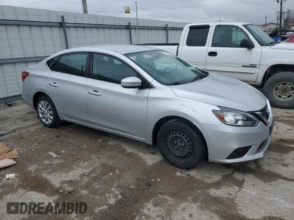 2017 Nissan Sentra S with VIN 3N1AB7AP7HY274559, listed as a Copart auction lot 49790835 with 127,446 mi miles and Salvage Title. Bid and sale history available at DreamBid. Image 4.