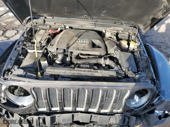 2020 Jeep Wrangler Unlimited Sahara with VIN 1C4HJXEM6LW248758, listed as a Copart auction lot 46671845 with 40,928 mi miles and Salvage Title. Bid and sale history available at carsss.com. Image 12.