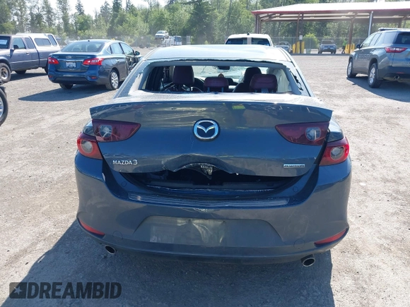 2023 Mazda 3 S Carbon Edition with VIN 3MZBPACM5PM376545, listed as a IAAI auction lot 42404054 with Not provided miles and . Bid and sale history available at DreamBid. Image 16.