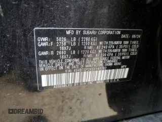 2025 Subaru Outback Touring XT with VIN 4S4BTGPDXS3140782, listed as a Copart auction lot 87709275 with 6,946 mi miles and Salvage Title. Bid and sale history available at carsss.com. Image 15.