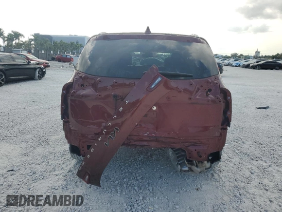 2023 Kia Telluride S with VIN 5XYP64GC5PG357330, listed as a Copart auction lot 50215895 with 29,245 mi miles and Salvage Title. Bid and sale history available at DreamBid. Image 6.