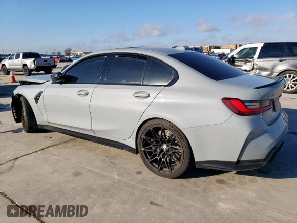 2024 BMW M3 Competition xDrive с VIN WBS43AY06RFR51826, выставлен на аукционе Copart как лот 46634895 с пробегом Не указан миль и Списание • Salvage title. История ставок и продаж доступна на DreamBid. Изображение 2.