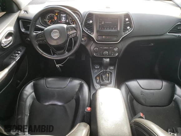 2019 Jeep Cherokee Latitude Plus with VIN 1C4PJMLB7KD362967, listed as a Copart auction lot 52439845 with 59,751 mi miles and Salvage title. Bid and sale history available at DreamBid. Image 8.