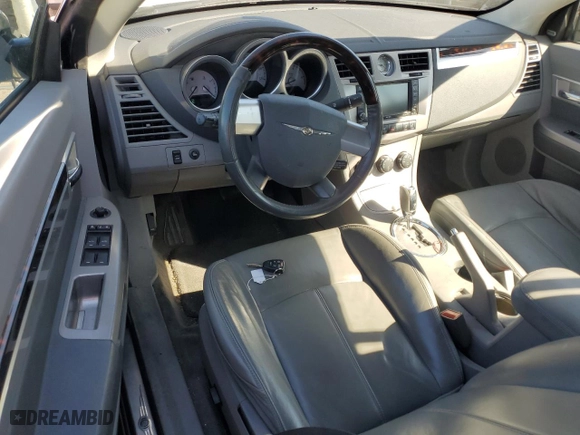 2008 Chrysler Sebring Limited with VIN 1C3LC65MX8N635006, listed as a Copart auction lot 73056414 with 129,443 mi miles and Salvage Title. Bid and sale history available at carsss.com. Image 8.