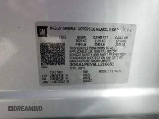 2020 GMC Terrain SLT с VIN 3GKALPEV6LL216651, выставлен на аукционе Copart как лот 56041875 с пробегом 28 704 миль миль и На запчасти • Non repairable. История ставок и продаж доступна на DreamBid. Изображение 14.