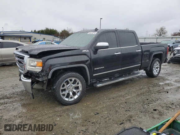 2014 GMC Sierra 1500 SLT with VIN 3GTU2VECXEG520639, listed as a Copart auction lot 86434314 with 145,162 mi miles and Salvage Title. Bid and sale history available at DreamBid. Image 1.