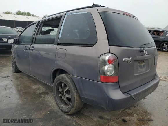 2006 Mazda MPV LX with VIN JM3LW28A560564313, listed as a Copart auction lot 45415013 with 112,896 mi miles and Salvage Title. Bid and sale history available at carsss.com. Image 2.