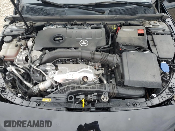 2021 Mercedes-Benz CLA 250 with VIN W1K5J4HB6MN149186, listed as a Copart auction lot 57349855 with 23,200 mi miles and Salvage title. Bid and sale history available at DreamBid. Image 11.