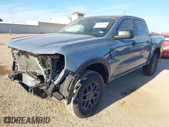2024 Ford Ranger XLT with VIN 1FTER4GH4RLE09399, listed as a IAAI auction lot 41192842 with 11,050 mi miles. Bid and sale history available at carsss.com. Image 18.