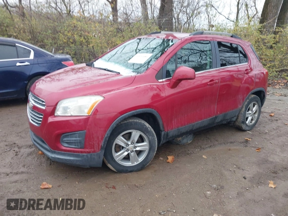 2015 Chevrolet Trax LT with VIN KL7CJLSB2FB117132, listed as a IAAI auction lot 40924586 with 83,170 mi miles. Bid and sale history available at carsss.com. Image 17.