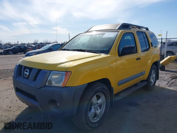 2005 Nissan Xterra S with VIN 5N1AN08U05C628803, listed as a IAAI auction lot 41525766 with 170,539 mi miles. Bid and sale history available at carsss.com. Image 2.