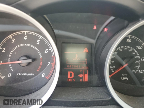 2013 Mitsubishi Lancer ES with VIN JA32U2FUXDU012558, listed as a Copart auction lot 77577504 with 47,841 mi miles and Salvage Title. Bid and sale history available at DreamBid. Image 9.