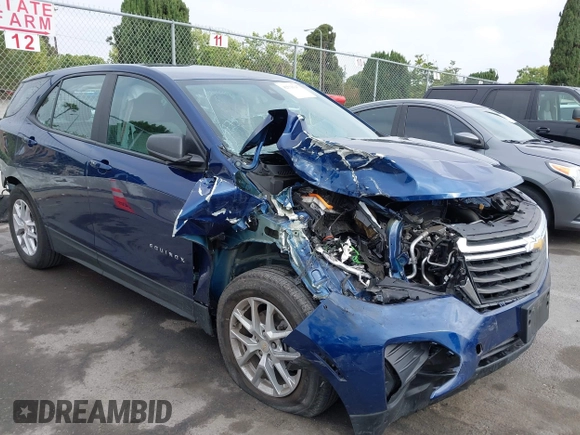 2023 Chevrolet Equinox LS with VIN 3GNAXHEG9PL170527, listed as a IAAI auction lot 42518147 with 35,716 mi miles and . Bid and sale history available at DreamBid. Image 1.