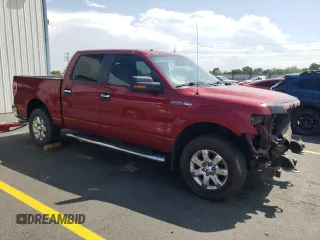 2013 Ford F-150 XL with VIN 1FTFW1EF2DKD00371, listed as a Copart auction lot 57338915 with 158,363 mi miles and Salvage title. Bid and sale history available at DreamBid. Image 4.