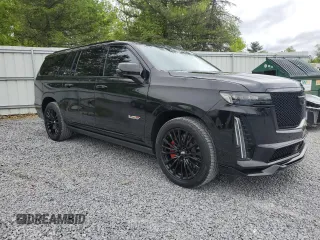 2023 Cadillac Escalade ESV AWD V-Series z VIN 1GYS4SK93PR229583, wystawiony jako Copart lot #57963475 z przebiegiem 19 649 mil mil oraz Szkody całkowita. Historia ofert i sprzedaży dostępna na DreamBid. Obrazek 4.
