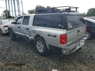 2006 Dodge Dakota SLT with VIN 1D7HW48N36S522858, listed as a Copart auction lot 66431064 with 197,028 mi miles and Salvage Title. Bid and sale history available at carsss.com. Image 2.