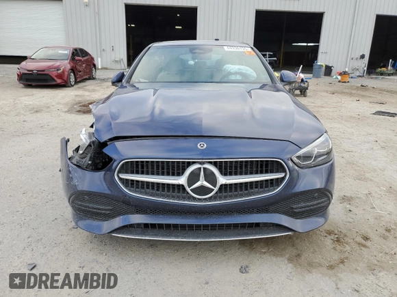 2024 Mercedes-Benz C 300 with VIN W1KAF4GB5RR233016, listed as a Copart auction lot 44930155 with 3,419 mi miles and Salvage Title. Bid and sale history available at carsss.com. Image 5.