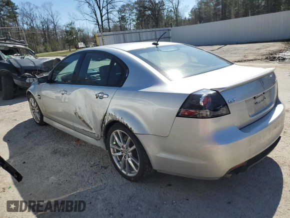 2009 Pontiac G8 GT with VIN 6G2EC57Y39L199649, listed as a Copart auction lot 46139525 with 165,865 mi miles and Salvage Title. Bid and sale history available at carsss.com. Image 2.