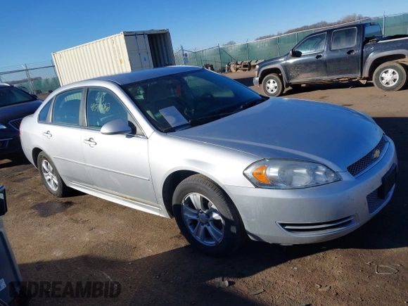 2013 Chevrolet Impala LS with VIN 2G1WF5E38D1254485, listed as a IAAI auction lot 41590062 with 93,217 mi miles and . Bid and sale history available at DreamBid. Image 1.