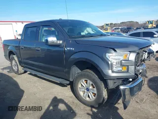 2017 Ford F-150 XL with VIN 1FTEW1C84HFC05518, listed as a IAAI auction lot 41606649 with 151,529 mi miles. Bid and sale history available at carsss.com. Image 1.