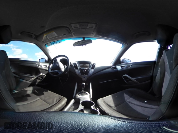 2013 Hyundai Veloster w/Black Int with VIN KMHTC6AD6DU169765, listed as a IAAI auction lot 41928516 with 130,708 mi miles and . Bid and sale history available at DreamBid. Image 18.