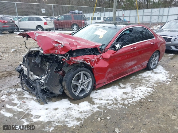 2017 Mercedes-Benz C-Class C 300 with VIN 55SWF4JB6HU231545, listed as a IAAI auction lot 41382130 with 151,191 mi miles. Bid and sale history available at carsss.com. Image 17.