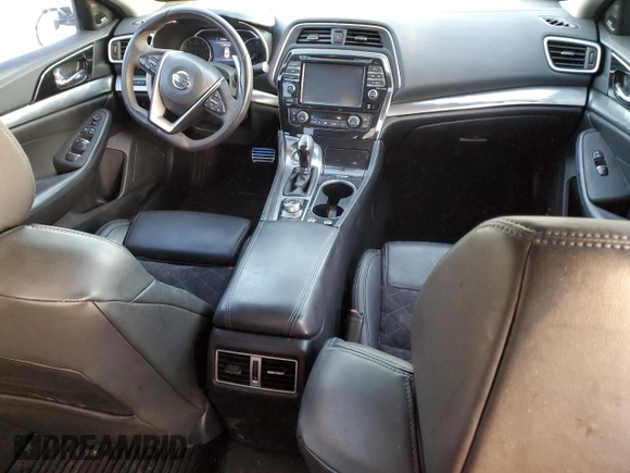 2017 Nissan Maxima SV with VIN 1N4AA6AP0HC420843, listed as a Copart auction lot 49040375 with 48,884 mi miles and Salvage Title. Bid and sale history available at DreamBid. Image 8.