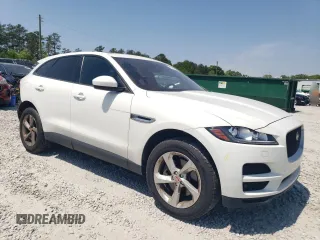 2017 Jaguar F-Pace 35t Premium with VIN SADCJ2BV0HA899581, listed as a Copart auction lot 53705865 with 91,924 mi miles and Salvage title. Bid and sale history available at DreamBid. Image 4.