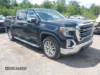 2022 GMC Sierra 1500 Limited SLT with VIN 3GTU9DED5NG118655, listed as a IAAI auction lot 42183803 with 92,881 mi miles. Bid and sale history available at carsss.com. Image 1.