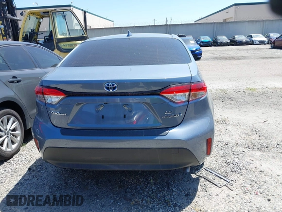 2023 Toyota Corolla Hybrid LE with VIN JTDBCMFE3P3006264, listed as a IAAI auction lot 41923213 with 75,849 mi miles and . Bid and sale history available at carsss.com. Image 17.
