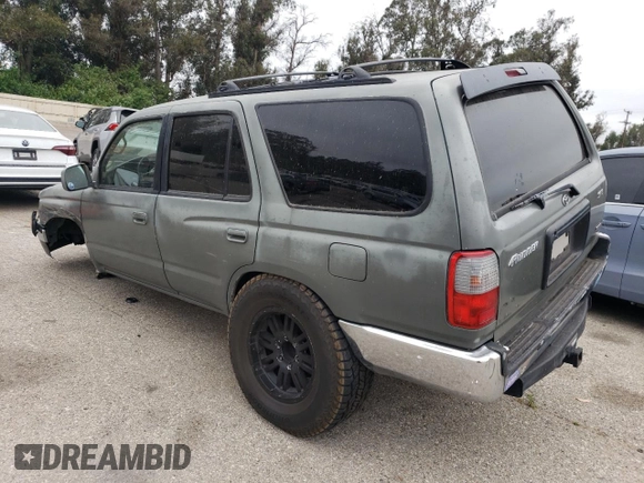 1999 Toyota 4Runner SR5 with VIN JT3GN86R4X0095939, listed as a Copart auction lot 60755965 with 276,622 mi miles and Salvage title. Bid and sale history available at DreamBid. Image 2.