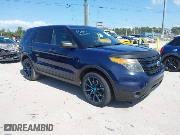 2014 Ford Police Interceptor Utility z VIN 1FM5K8AR7EGC37798, wystawiony jako IAAI lot #42004723 z przebiegiem 146 521 mil mil oraz . Historia ofert i sprzedaży dostępna na DreamBid. Obrazek 1.
