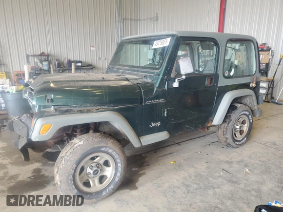 2000 Jeep Wrangler SE with VIN 1J4FA29P0YP773020, listed as a Copart auction lot 49478865 with 106,414 mi miles and Clean Title. Bid and sale history available at carsss.com. Image 1.