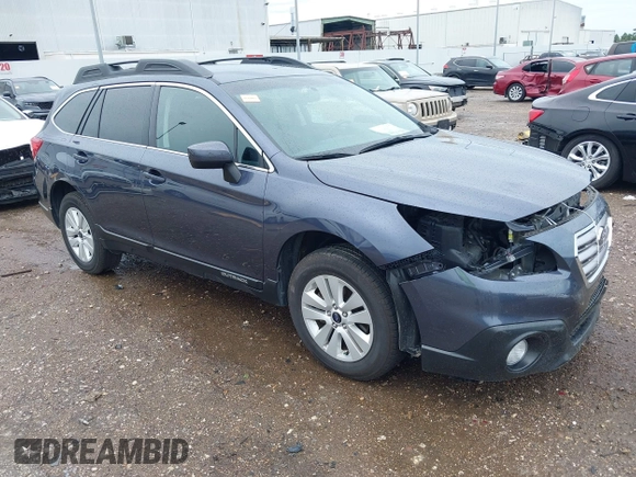 2017 Subaru Outback Premium with VIN 4S4BSACC5H3361535, listed as a IAAI auction lot 42499286 with 51,301 mi miles and . Bid and sale history available at DreamBid. Image 1.