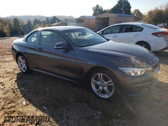2015 BMW 4 Series 435i xDrive with VIN WBA3T7C52F5A36871, listed as a Copart auction lot 76687684 with 79,749 mi miles and Salvage title. Bid and sale history available at DreamBid. Image 4.