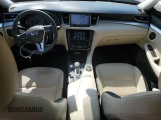 2019 Infiniti QX50 Essential with VIN 3PCAJ5M12KF110487, listed as a Copart auction lot 61981945 with 74,743 mi miles and Salvage title. Bid and sale history available at DreamBid. Image 8.