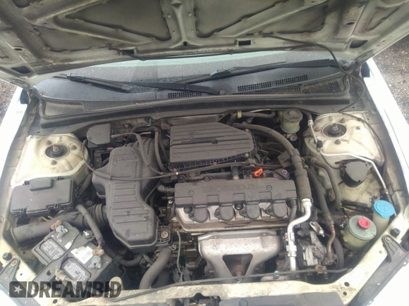 2002 Honda Civic LX with VIN 2HGES16512H533838, listed as a IAAI auction lot 36051718 with Not Provided miles and . Bid and sale history available at DreamBid. Image 10.