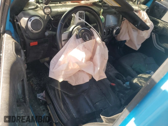 2017 Jeep Wrangler Unlimited Rubicon Recon with VIN 1C4BJWFG0HL582320, listed as a Copart auction lot 85435514 with 123,332 mi miles and Salvage title. Bid and sale history available at DreamBid. Image 8.