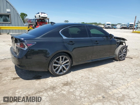 2016 Lexus GS 350 with VIN JTHCZ1BL4GA002269, listed as a Copart auction lot 57500814 with 100,831 mi miles and Salvage Title. Bid and sale history available at carsss.com. Image 3.