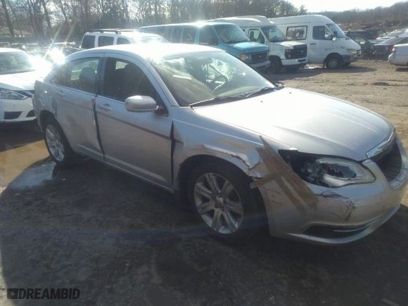 2011 Chrysler 200 Touring with VIN 1C3BC1FB0BN607153, listed as a IAAI auction lot 38884887 with 153,027 mi miles. Bid and sale history available at carsss.com. Image 1.