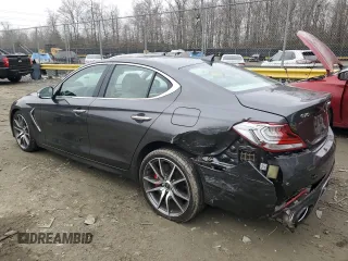 2020 Genesis G70 Advanced with VIN KMTG74LE6LU050831, listed as a Copart auction lot 86906644 with 35,901 mi miles and Salvage Title. Bid and sale history available at DreamBid. Image 2.