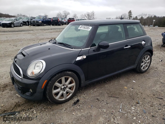 2012 MINI Cooper Hardtop S with VIN WMWSV3C56CT385518, listed as a Copart auction lot 48156265 with 146,614 mi miles and Clean Title. Bid and sale history available at carsss.com. Image 1.