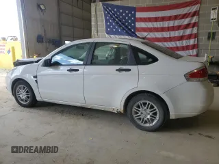 2008 Ford Focus SE with VIN 1FAHP35NX8W210821, listed as a Copart auction lot 51229155 with 108,154 mi miles and Salvage Title. Bid and sale history available at DreamBid. Image 2.