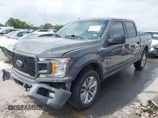 2018 Ford F-150 XL with VIN 1FTEW1EP4JFE22867, listed as a IAAI auction lot 42105313 with 185,175 mi miles and . Bid and sale history available at DreamBid. Image 18.
